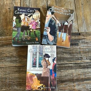 Komi can’t communicate paperback books. Volume 8, 11, 22